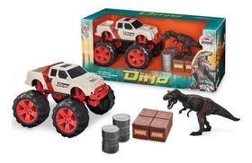 Caminhonete Runners Pick Up Com Dinossauro Rex E Acessorios