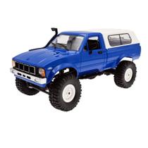 Caminhonetes RC Rock Crawler WPL C24 RTR 1/16 azuis com LED