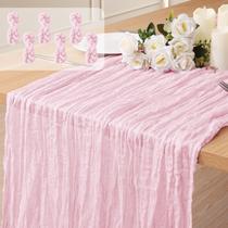 Camino de Mesa KEEPSHOWING de Gasa 3 m x 90 cm para Fiesta de Boda