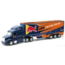 Camión de Juguete NewRay 1:32 Transportador Red Bull KTM