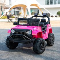 Camión Jeep Eléctrico para Niños 12V 7AH con Control Remoto Rosa Camión Jeep Eléctrico para Niños 12V 7AH con Control Remoto Rosa