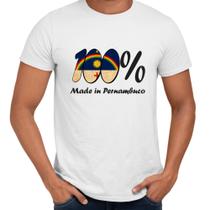 Camisa 100% Made in Pernambuco Bandeira