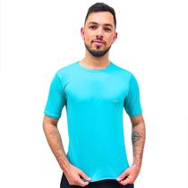 Camisa 100% Poliamida Masculina Malha Fria Tecido Gelado Fitness Manga Curta Academia Camiseta Treino