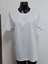 Camisa 100% Poliéster Para Sublimação - Branca