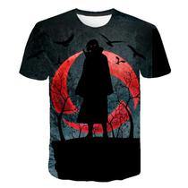 Camisa 3DT De Manga Curta Unissex Naruto Verão Fornecimento Direto Por Atacado Infantil