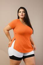camisa academia feminina longa dry fit blusa