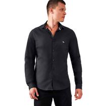 Camisa Acostamento Slim IN23 Preto Masculino