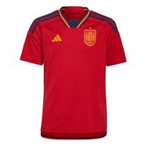Camisa Adidas 1 Espanha 22 Infantil - HF1408