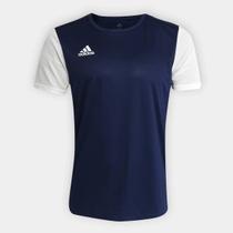 Camisa Adidas Estro 19 Azul Marinho e Branca