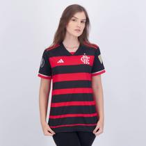 Camisa Adidas Flamengo I 2024 Feminina Patch Libertadores