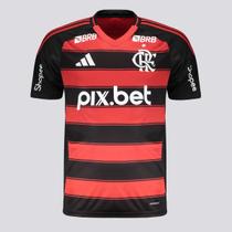 Camisa Adidas Flamengo I 2025 Com Patrocínio Camisa Adidas Flamengo I 2025 Com Patrocínio