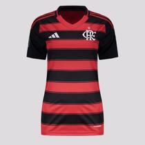 Camisa Adidas Flamengo I 2025 Feminina Patch Libertadores