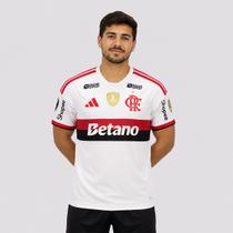 Camisa Adidas Flamengo II 2026 Patch Campeão Libertadores 2025 Camisa Adidas Flamengo II 2026 Patch Campeão Libertadores 2025