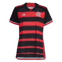 Camisa Adidas Flamengo Uniforme 1 24/25 s/nº Torcedor Feminina