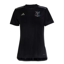 Camisa Adidas Flamengo Uniforme 3 s/nº 23/24 Torcedor Feminina