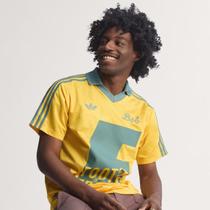 Camisa Adidas Jamaica Originals Amarelo e Verde Camisa Adidas Jamaica Originals Amarelo e Verde