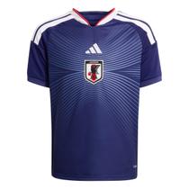 Camisa Adidas Japão 2026 Uniforme 1 Infantil - Azul - 7-8A