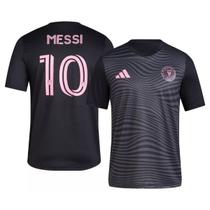 Camisa adidas Lionel Messi Inter Miami CF 10 feminina preta