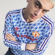 Camisa Adidas Manchester United Away 90 Remake Edition Manga Longa Camisa Adidas Manchester United Away 90 Remake Edition Manga Longa