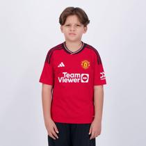 Camisa Adidas Manchester United Home 2024 Juvenil