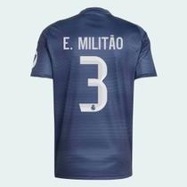 Camisa Adidas Real Madrid Away 2026 3 E. Militão Camisa Adidas Real Madrid Away 2026 3 E. Militão