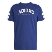 Camisa adidas Tall Size Codes Collegiate Graphic azul escuro