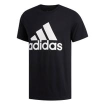 Camisa adidas tee logo masc pto/bco