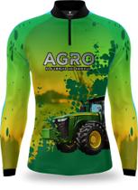 Camisa Agro Matreiro Proteção UV50 - Trator Verde Agropecuária