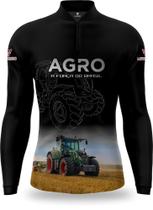 Camisa Agro Pesca Matreiro Proteção Uv50 Black Agropecuária CAG-002