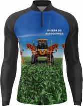 Camisa Agropecuaria Proteção UV Galera Do Agro Camiseta Agroquímica Poliéster Blusa Térmica