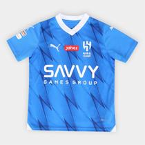 Camisa Ah Hilal Home Infantil 24/25 Puma Neymar Jr 10