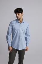 Camisa Algodão Egípcio Slim Fit - Azul Claro Camisa Algodão Egípcio Slim Fit - Azul Claro
