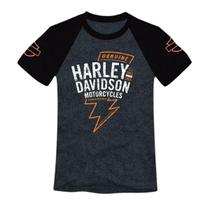 Camisa Allboy Harley C/ Rec Vintage Preto