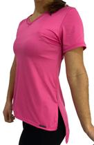 Camisa Alongada Walk Rosa