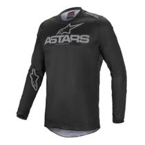 Camisa Alpinestars Fluid Graphite 21 Preto Motocross Trilha
