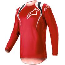 Camisa Alpinestars Fluid Narin 2023 Vermelho Camisa Alpinestars Fluid Narin 2023 Vermelho