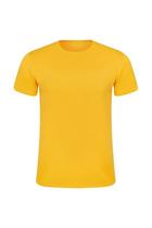 Camisa amarela ouro 100% poliester para sublimação P Camisa amarela ouro 100% poliester para sublimação P
