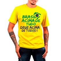 Camisa Amarelo Camiseta Masculino Eleição Mito Básica