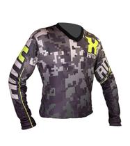 Camisa Amx Camuflada Trilha Motocross Verde Neon