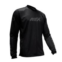 Camisa Amx Prime Cross Preto Trilha Motocross