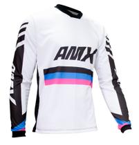 Camisa Amx Prime One Branco Trilha Motocross