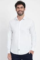 Camisa Aramis Cetim Super Slim Strech Branco