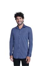 Camisa Aramis Cosmo Slim Em Malha Azul