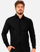 Camisa Aramis Masculina Cosmo Stretch Algodão Poliamida Preta