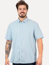 Camisa Aramis Masculina Regular Fio a Fio Azul Claro