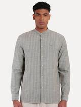 Camisa Aramis Masculina Regular Gola Padre Listras Verde