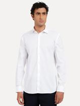 Camisa Aramis Masculina Regular Tricoline Liso Stretch Branca