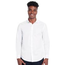 Camisa Aramis Slim Fio Egípcio Maquinetada Branco Masculino