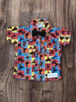 Camisa Aranha Infantil Spider Social HQ + Gravata