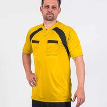 Camisa Árbitro Poker 7 Com Proteção Uv Amarelo